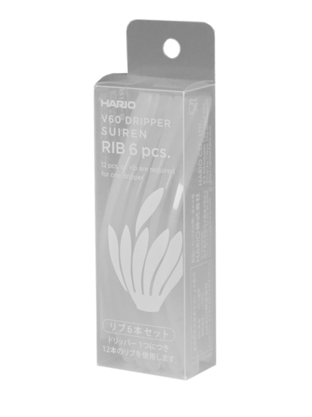 HARIO V60-02 Suiren Dripper Replacement Ribs (6-Pack)