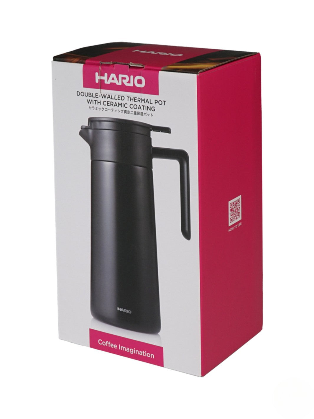 HARIO Double-Walled Thermal Pot (w/ Ceramic Coating) (800ml/27oz)