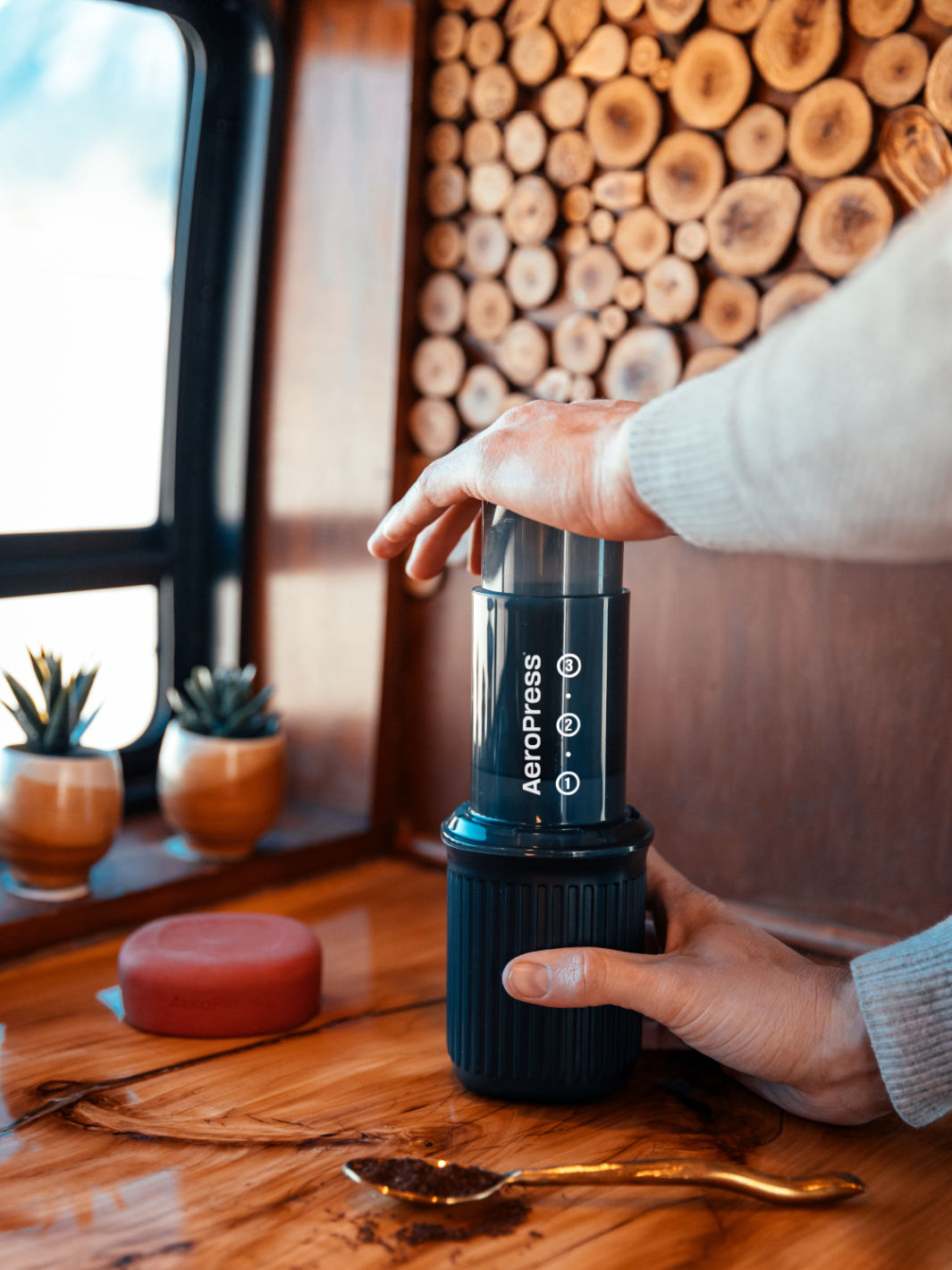 AeroPress Go Coffee Maker (Lightly Used)