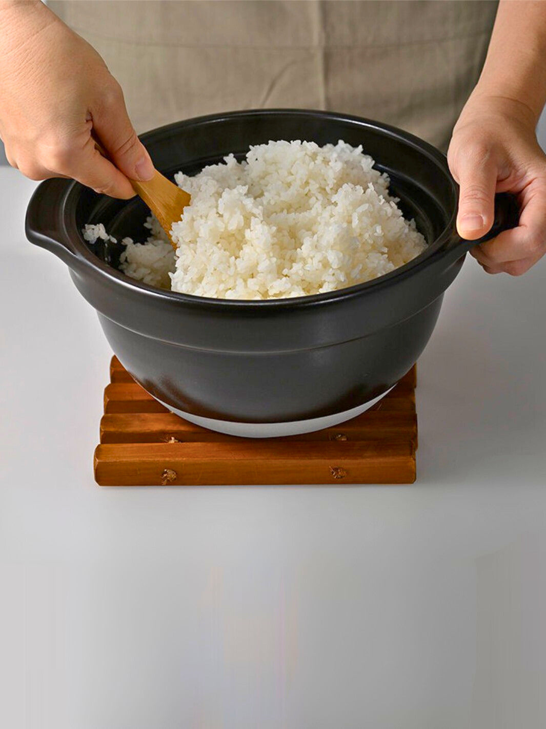 HARIO Gohangama Glass Lid Rice Cooker