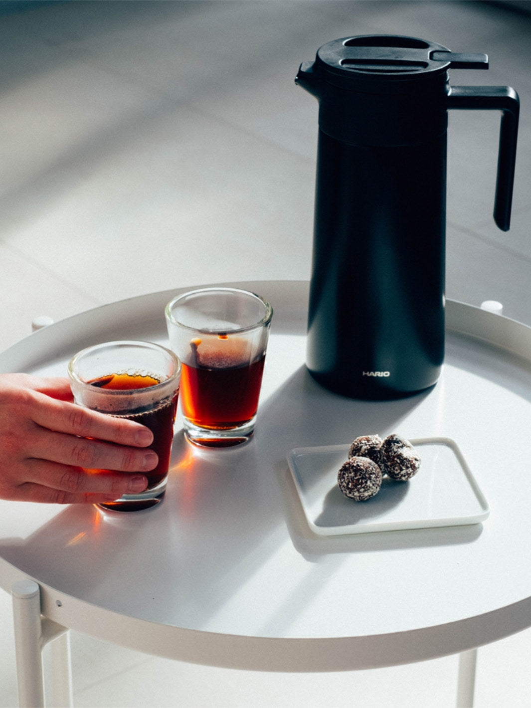 HARIO Double-Walled Thermal Pot (w/ Ceramic Coating) (800ml/27oz)