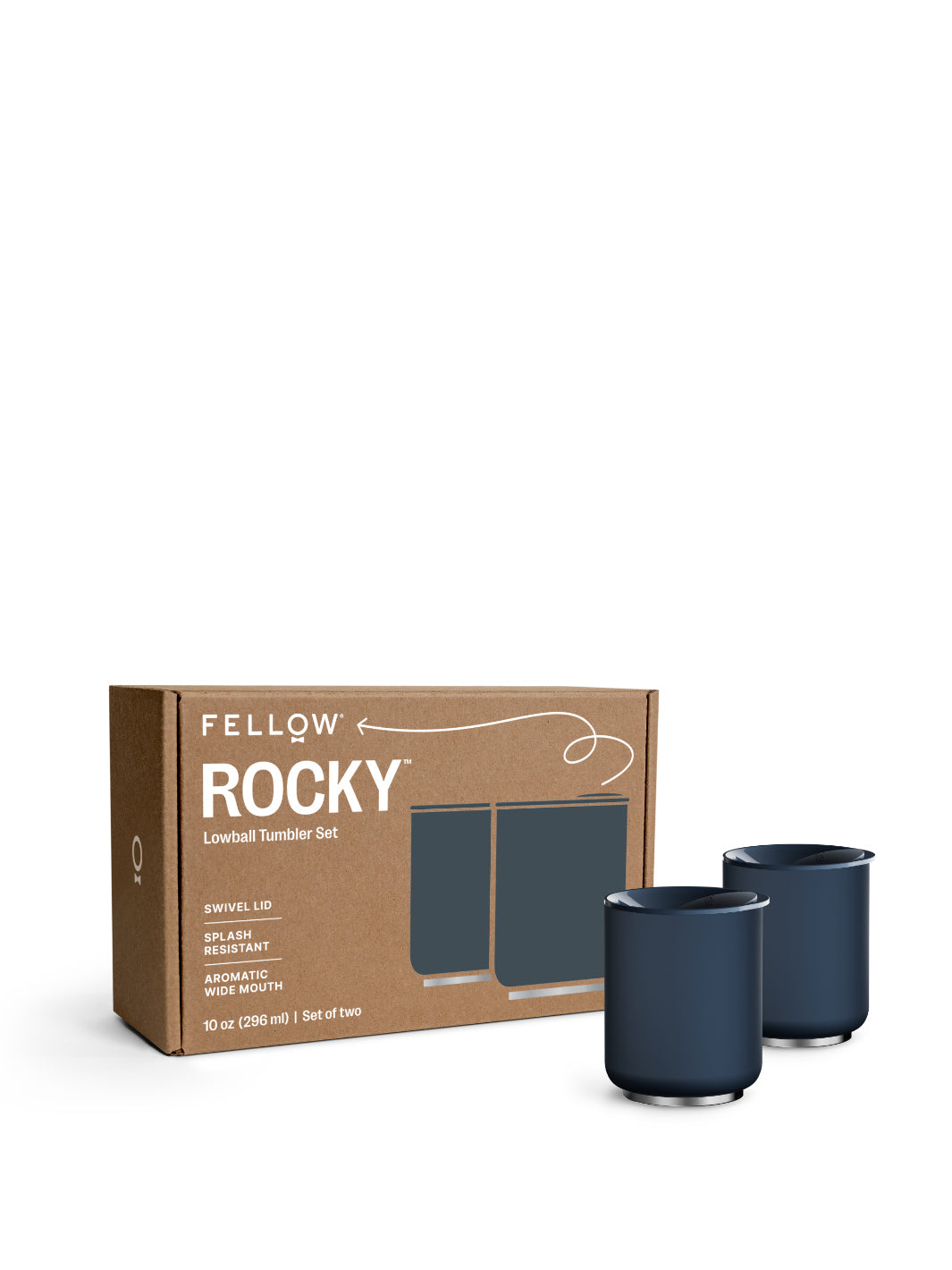 FELLOW Rocky Lowball Tumbler Set (296ml/10oz) (2-Pack)