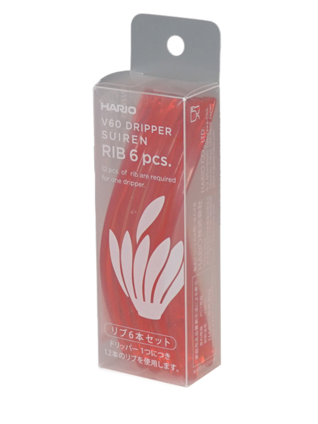 HARIO V60-02 Suiren Dripper Replacement Ribs (6-Pack)