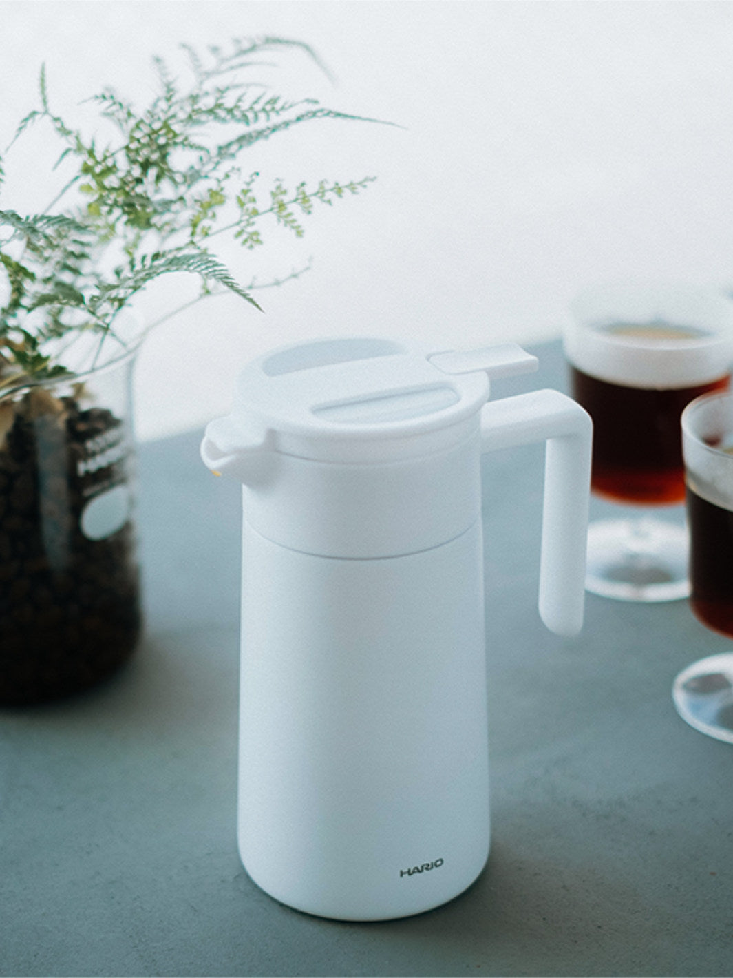 HARIO Double-Walled Thermal Pot (w/ Ceramic Coating) (600ml/20oz)