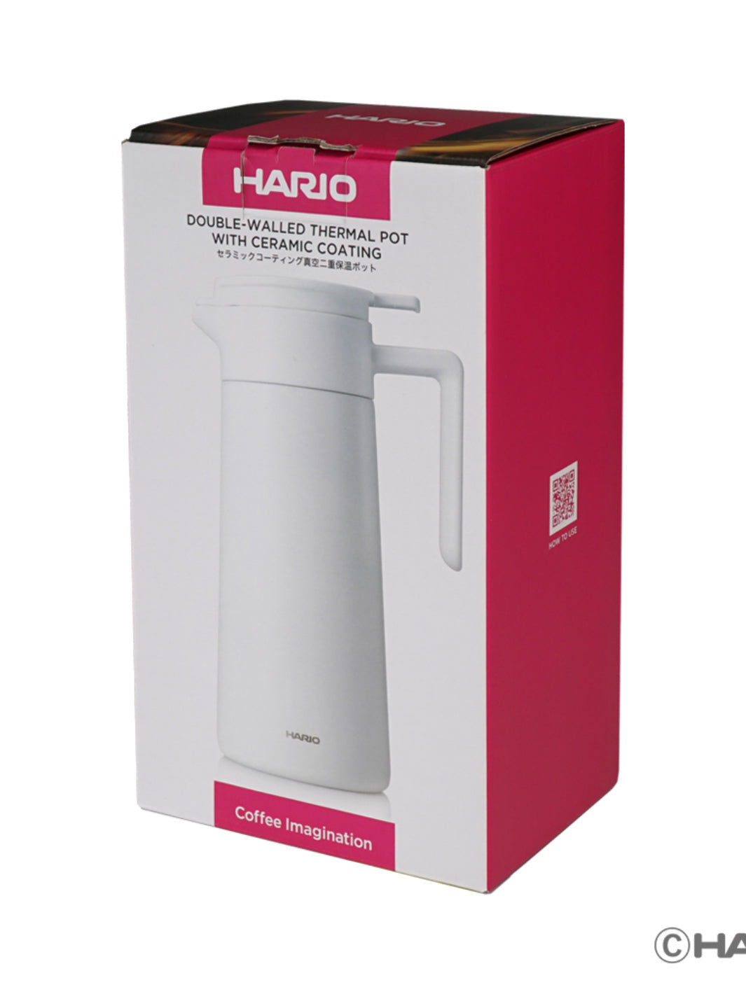 HARIO Double-Walled Thermal Pot (w/ Ceramic Coating) (800ml/27oz)