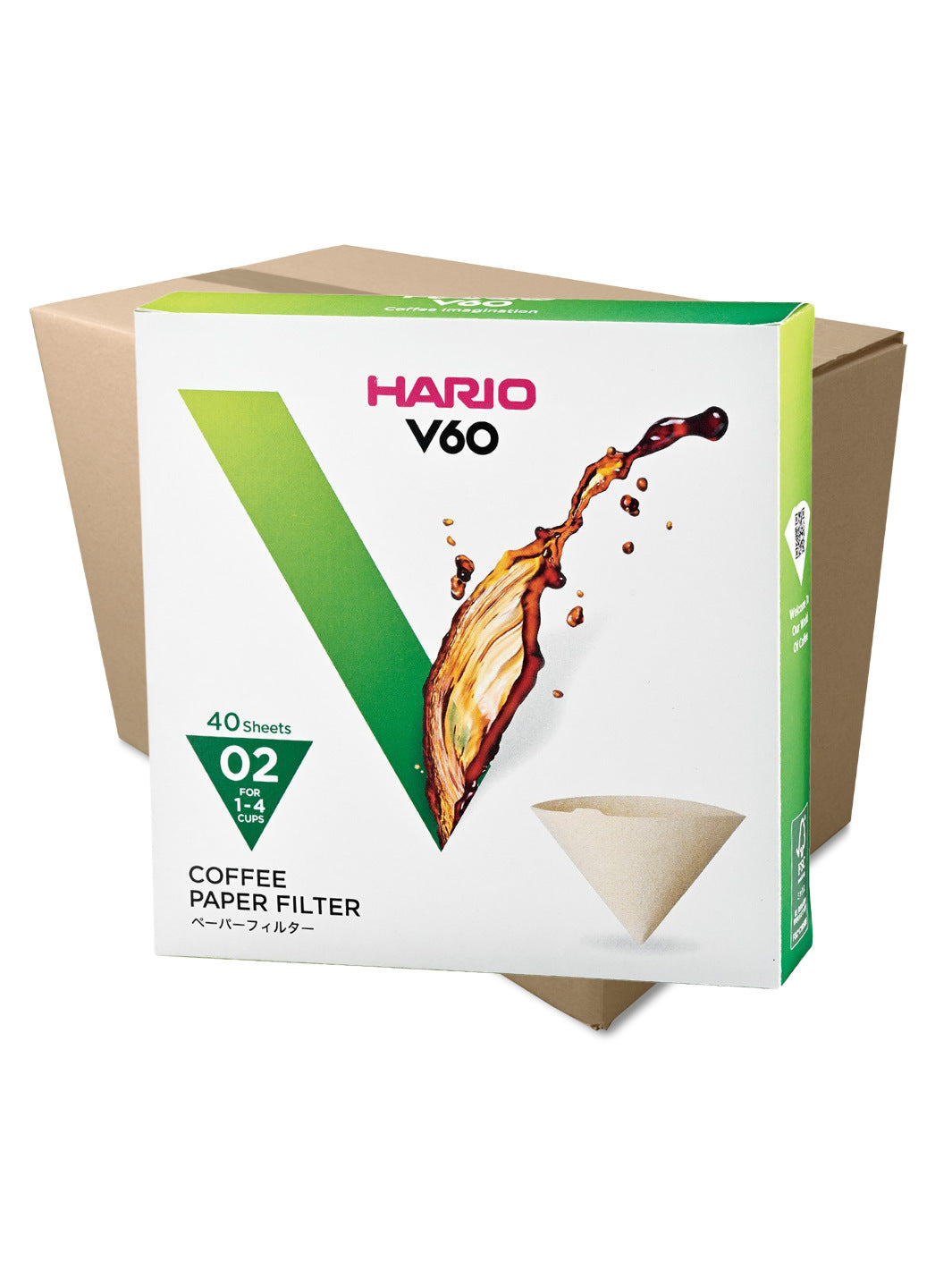 HARIO V60-02 Filters (40-Pack)