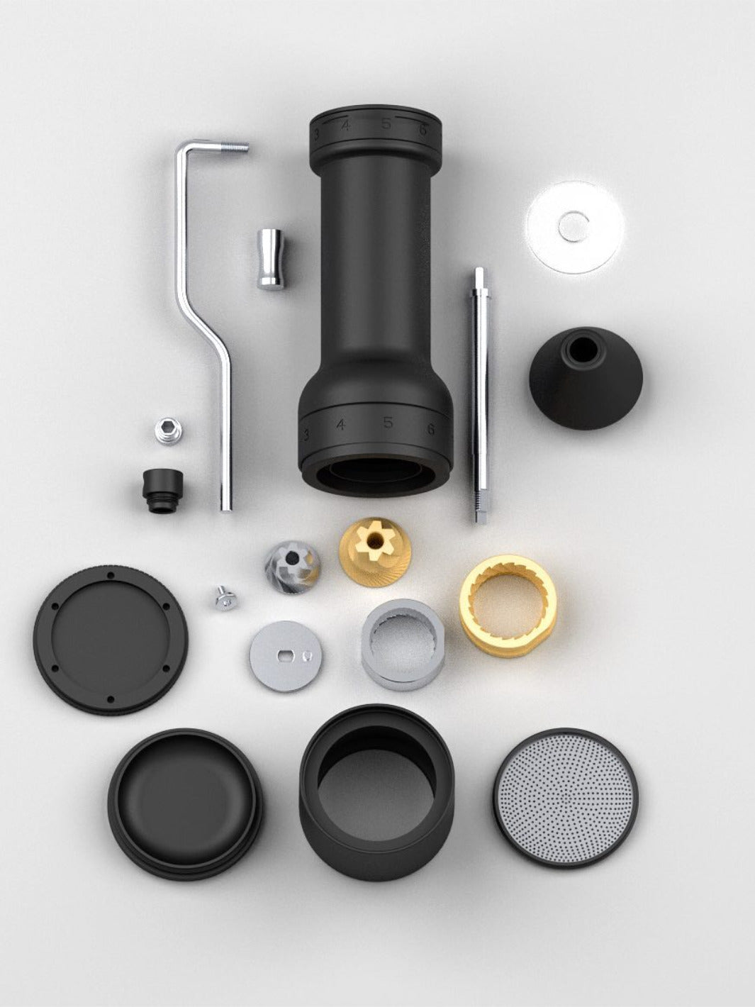 MOMENTEM Dual Burr Hand Grinder