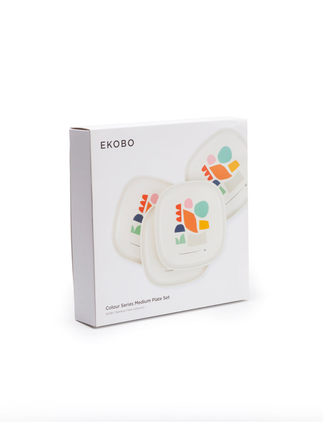 EKOBO Gusto Medium Plate Set (Colour Series - 4 plates)
