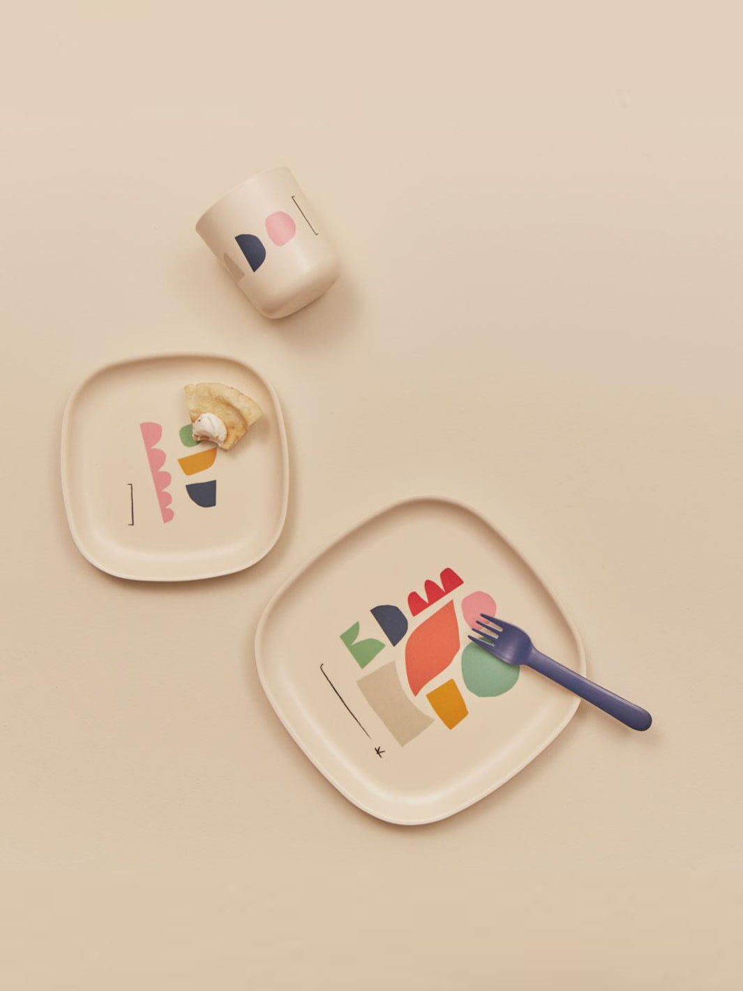 EKOBO Gusto Medium Plate Set (Colour Series - 4 plates)