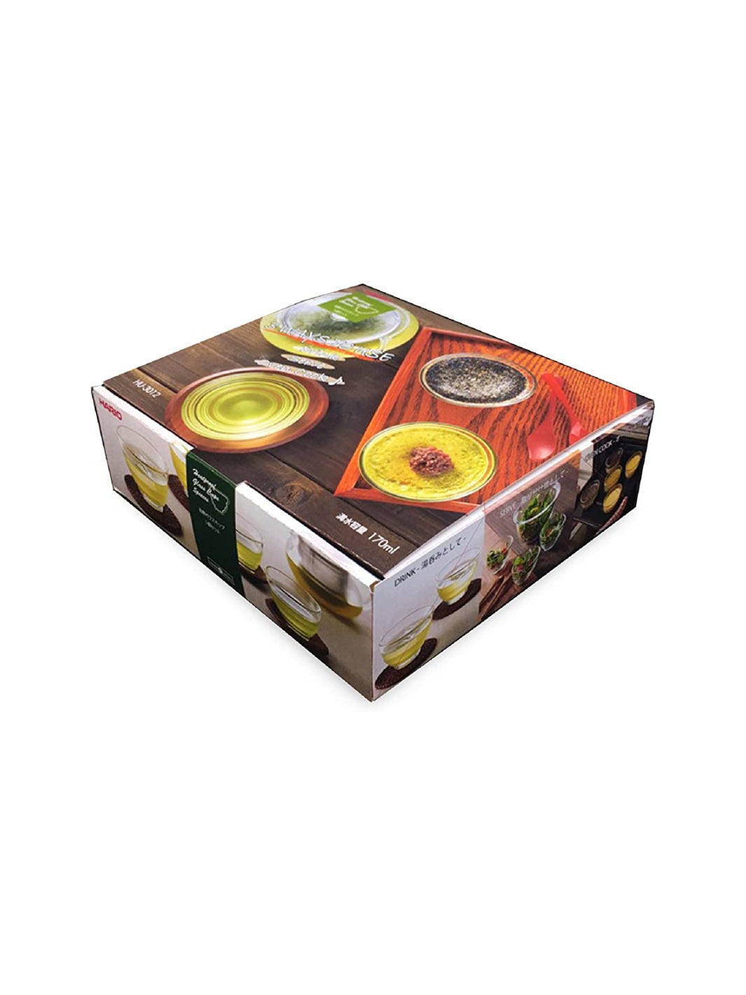 HARIO Heatproof Yunomi Glass (170ml/5.7oz) (5-Pack)