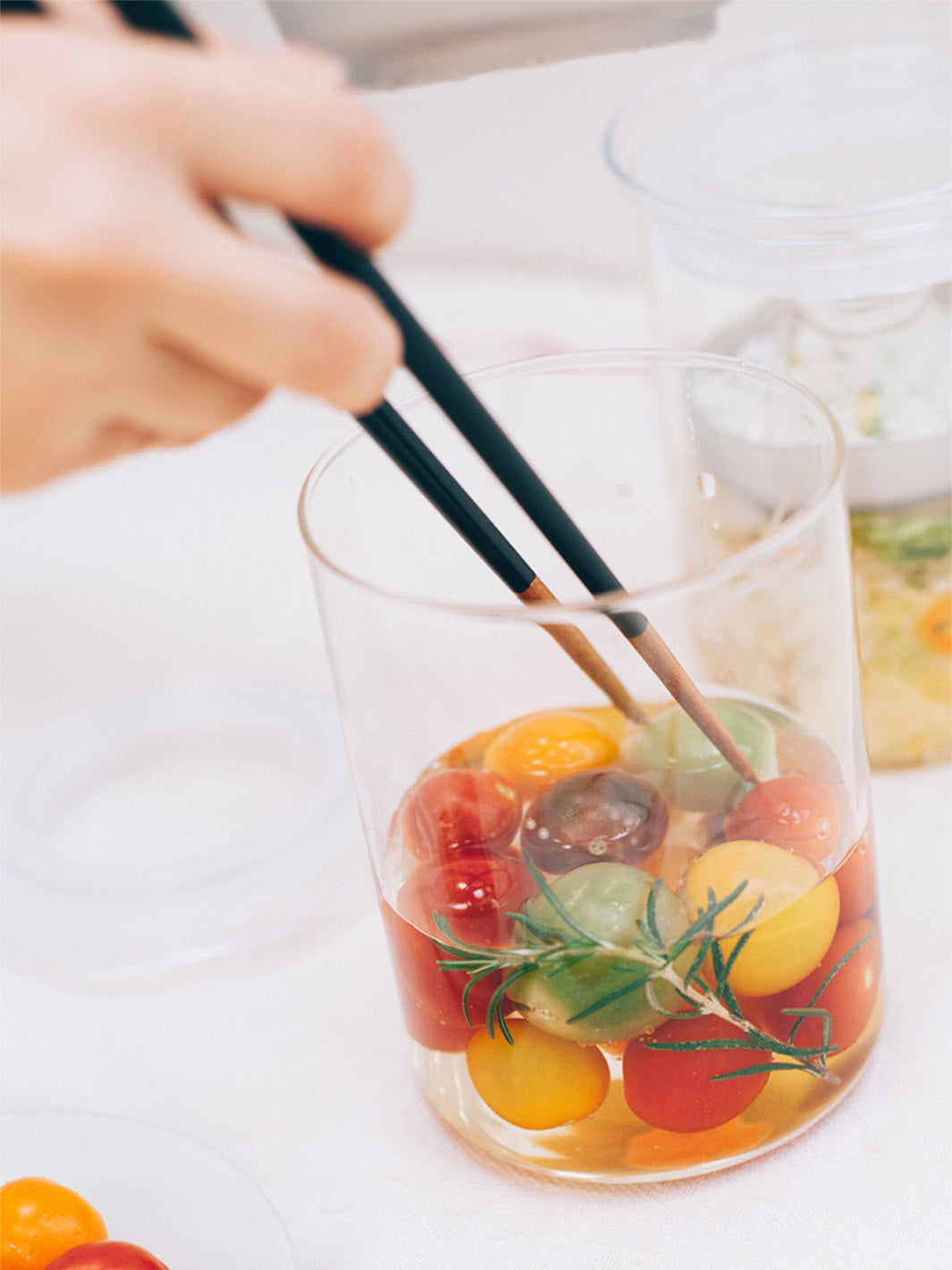 HARIO Tsukemono Slim Glass Pickle Press