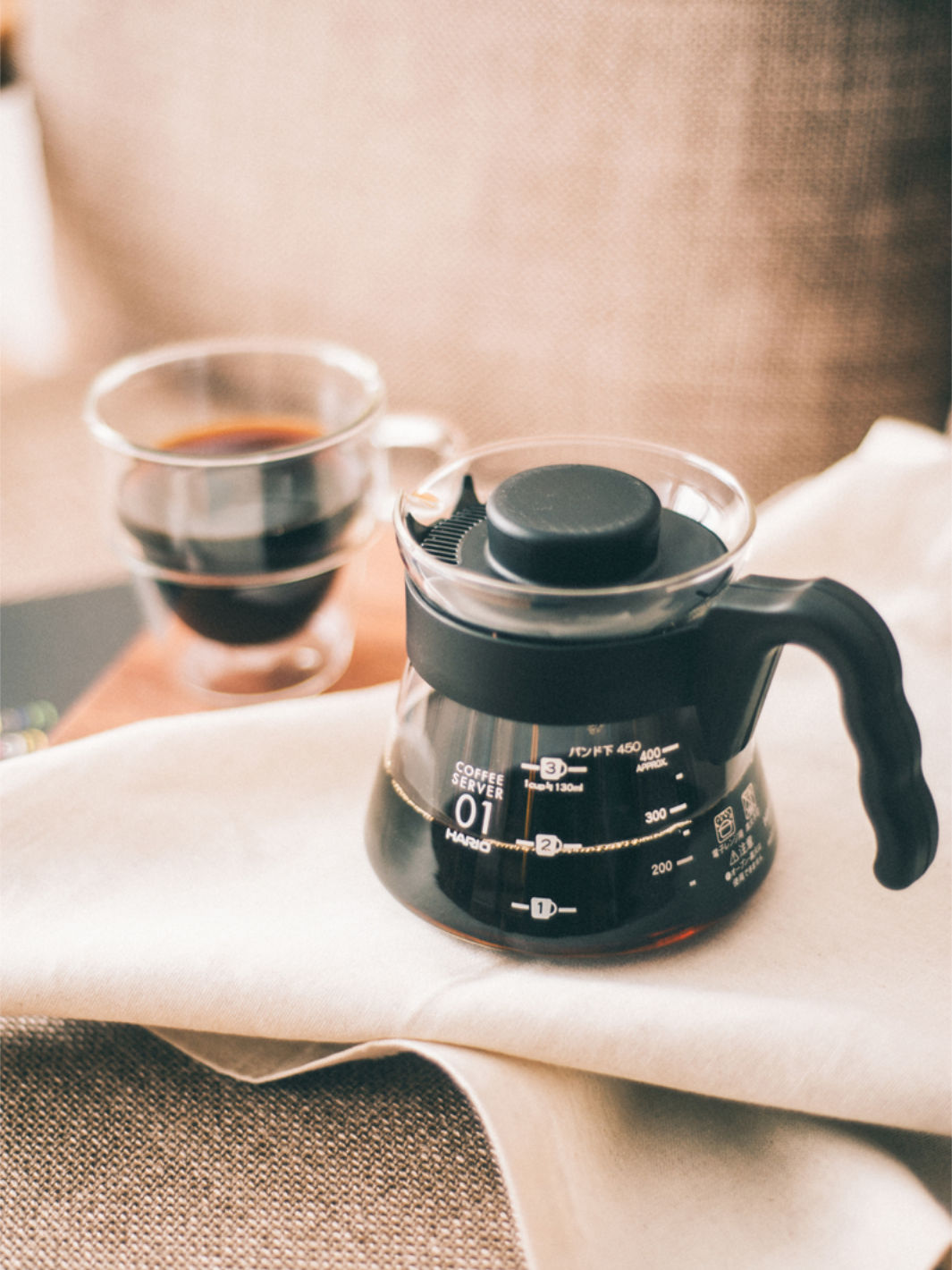 HARIO V60-01 Coffee Server (450ml/15oz)