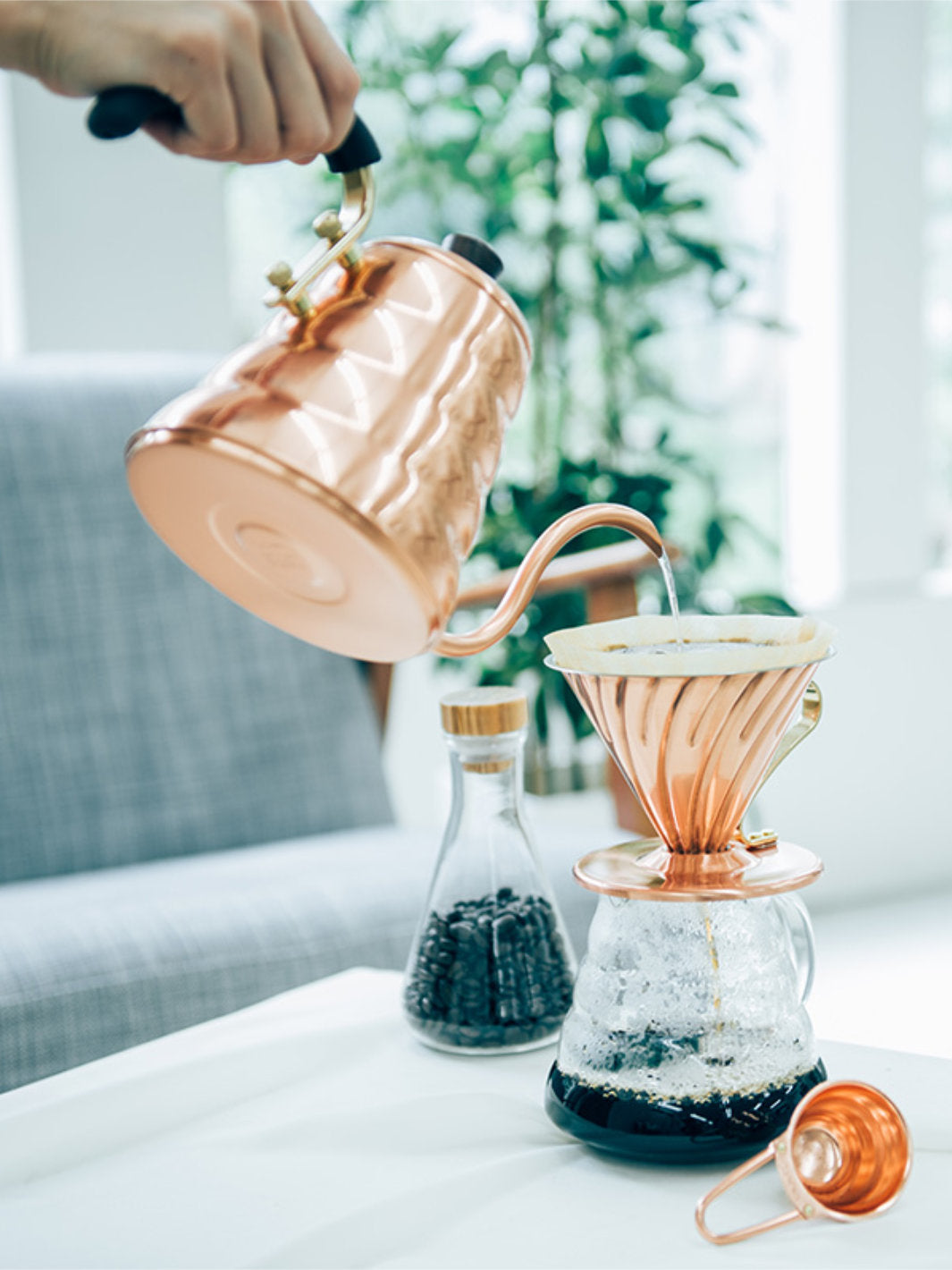 HARIO Copper Buono Drip Kettle (700ml/24oz)