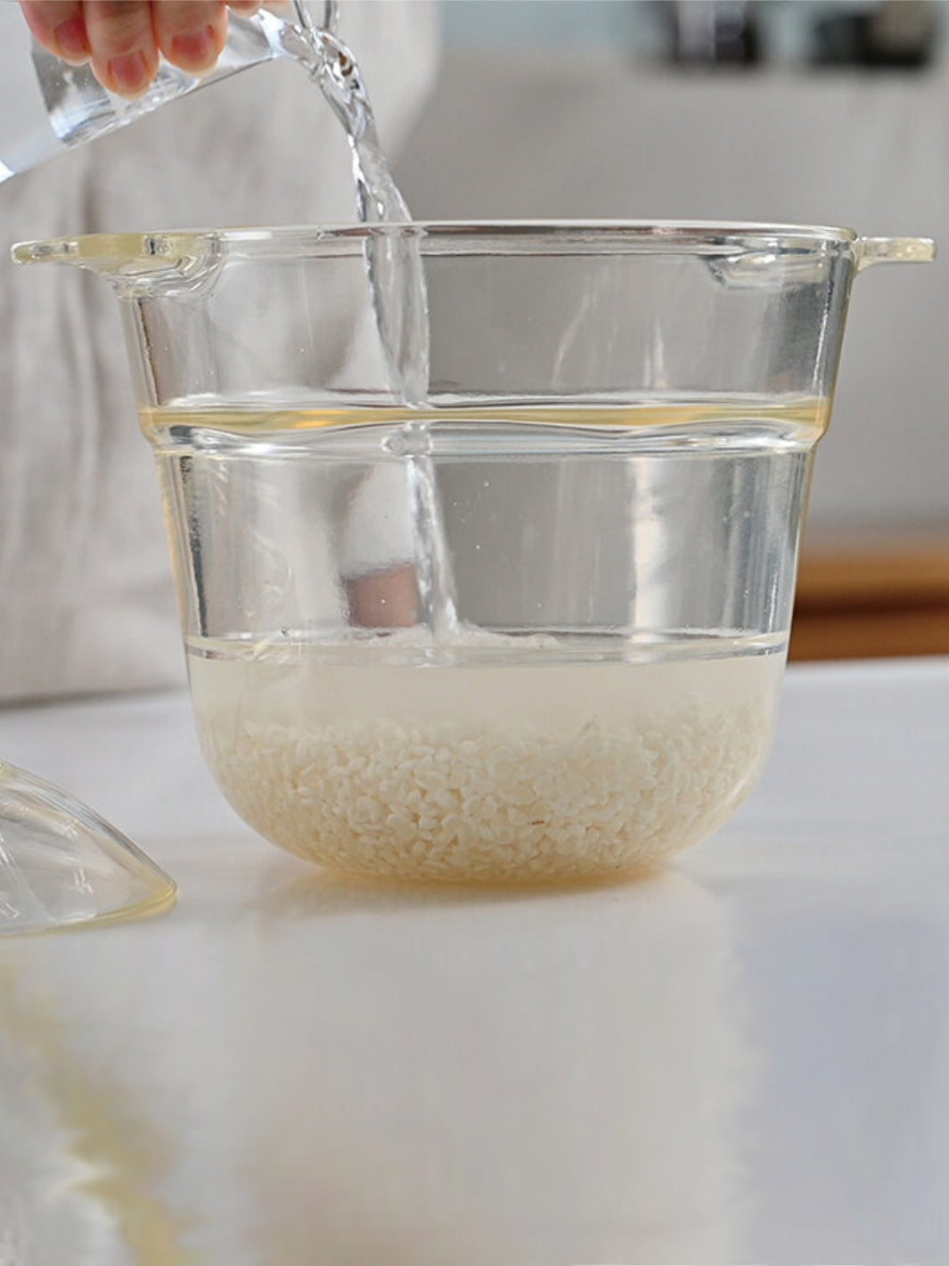 HARIO Ichizenya Microwave Glass Rice Cooker