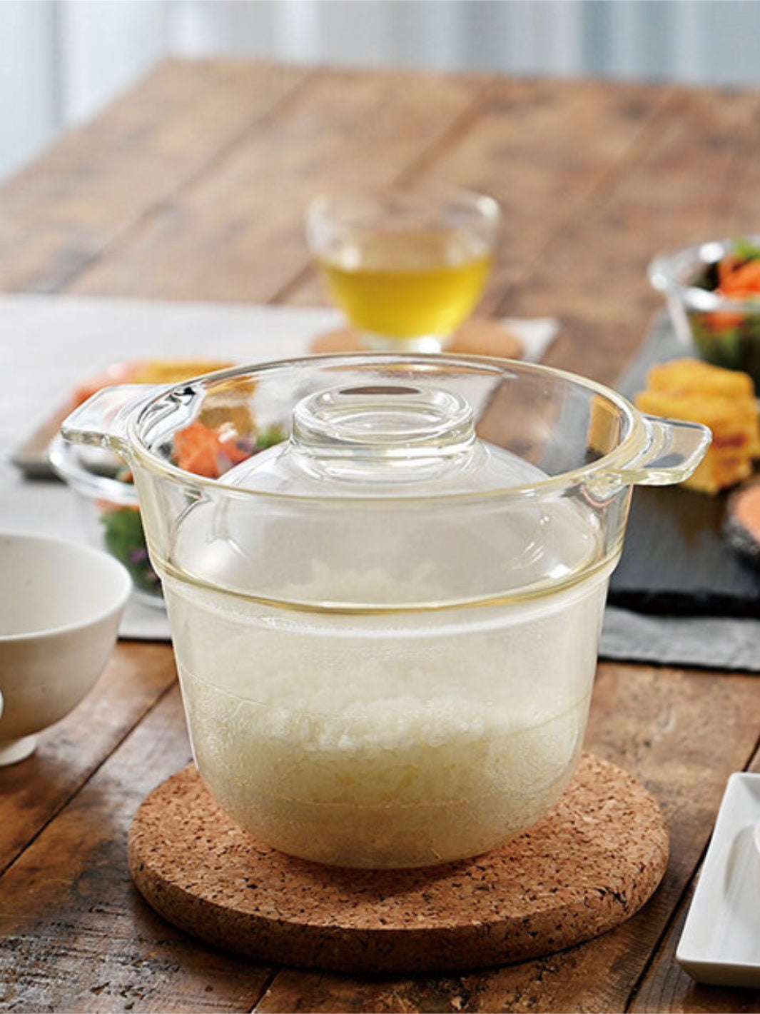 HARIO Ichizenya Microwave Glass Rice Cooker