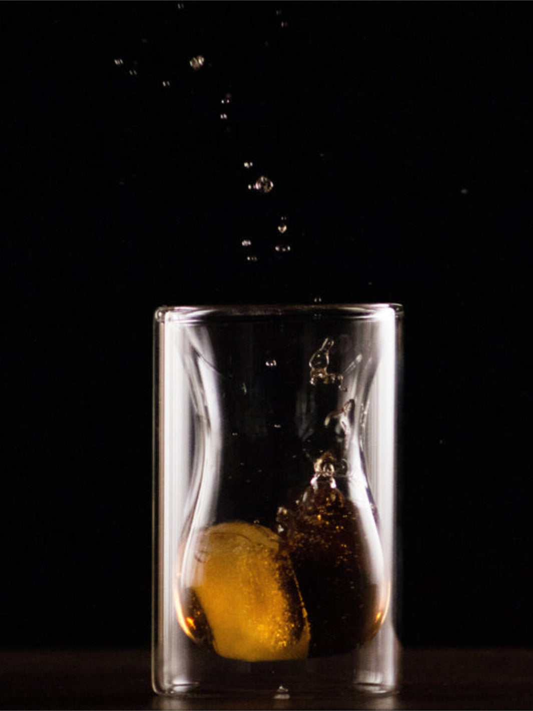 SAINT ANTHONY INDUSTRIES Dual Wall Plum Bottom Snifter