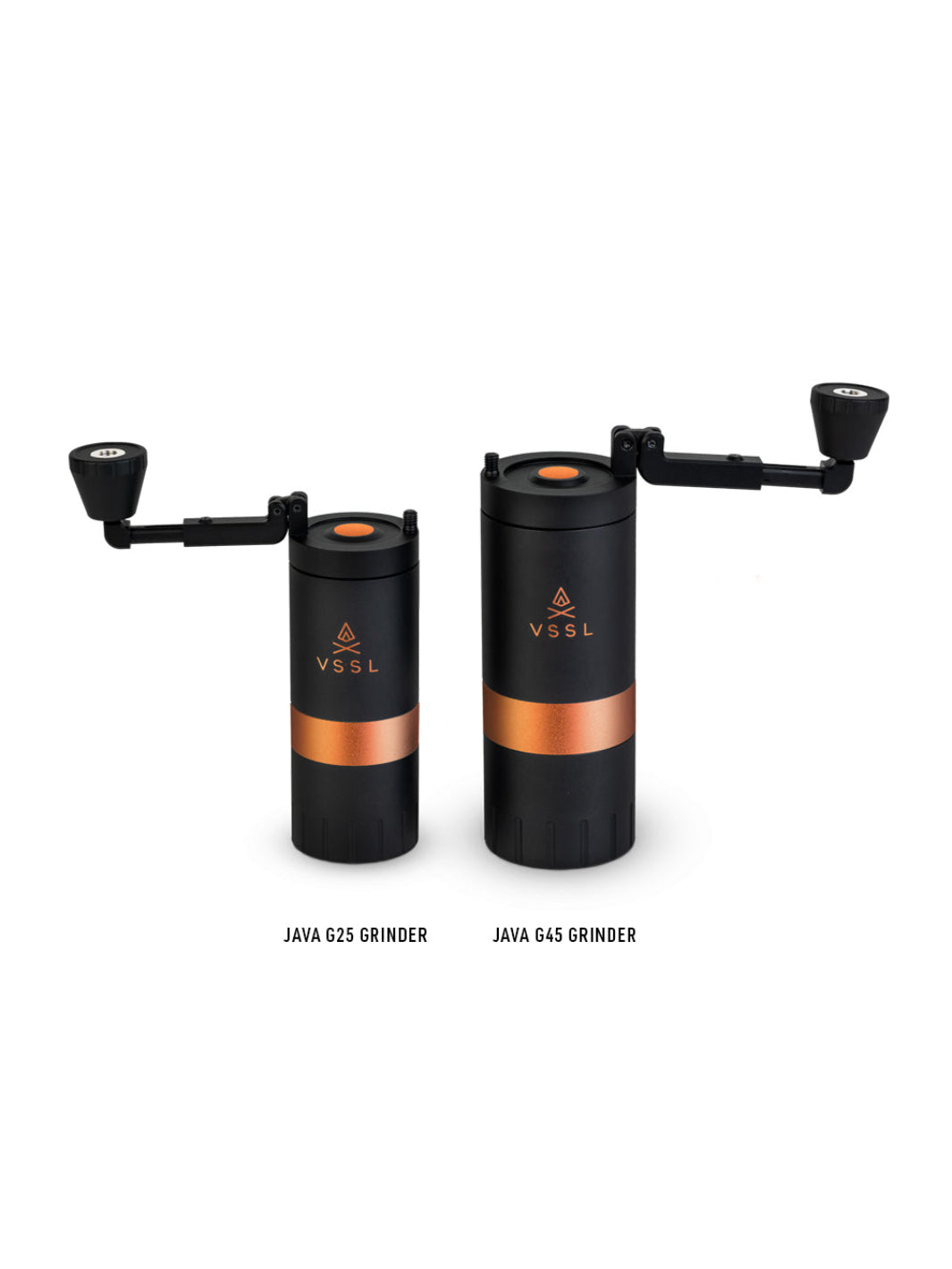 VSSL Java G45 Hand Grinder (Carbon) (Minor Aesthetic Defect)