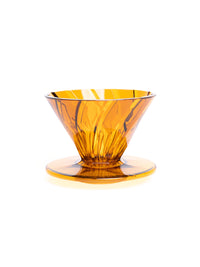 Photo of HARIO V60-01 Alpha Series Dripper (Tritan) ( Amber ) [ HARIO ] [ Pourover Brewers ]