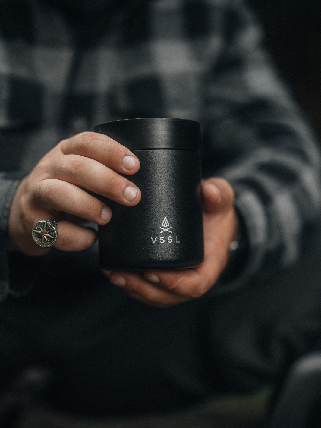 VSSL Nest Mug (295ml/10oz) (Black) (Damaged Box)