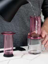 Photo of AeroPress Clear Coffee Maker (Pink) (Damaged Box) ( ) [ Yard Sale ] [ Yard Sale ]