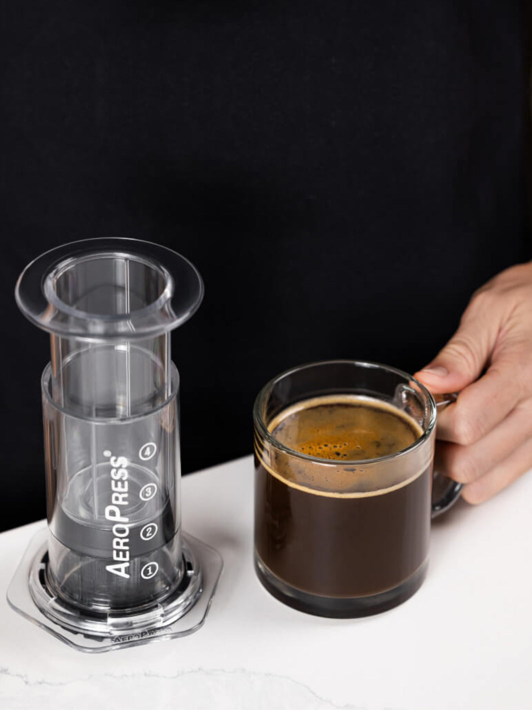 AeroPress Clear Coffee Maker (Transparent) (Damaged Box)