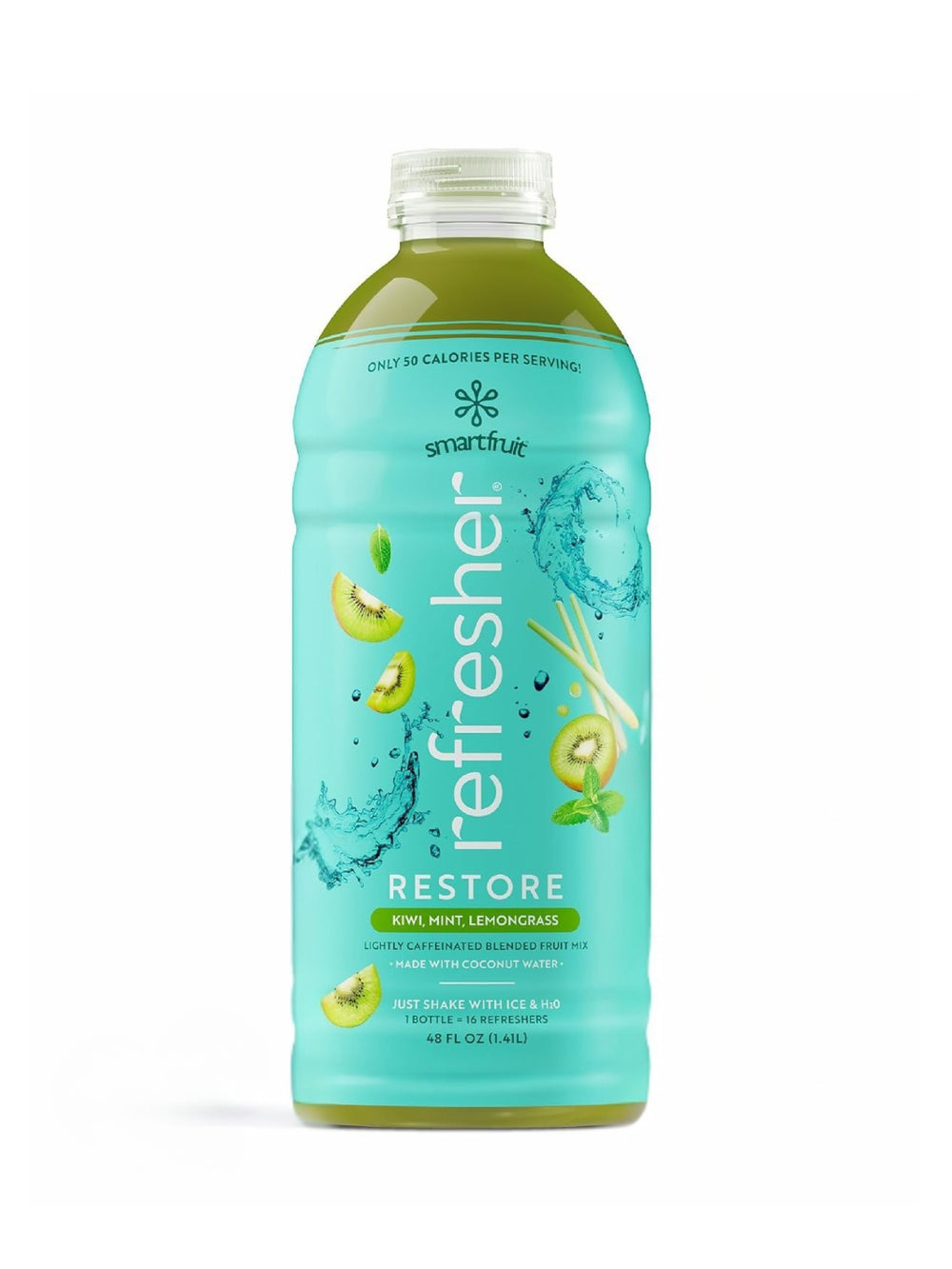 Photo of SmartFruit Restore Refresher (1419.53ml/48oz) (Kiwi, Lemongrass, Mint) ( Default Title ) [ SmartFruit ] [ Drink Concentrate ]