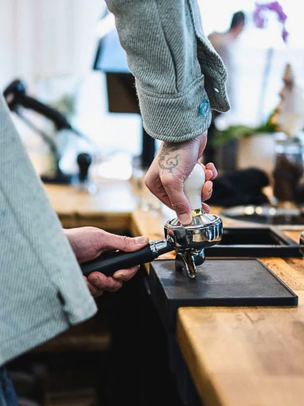 BARISTA BASICS Tamping Mat with Corner Edge