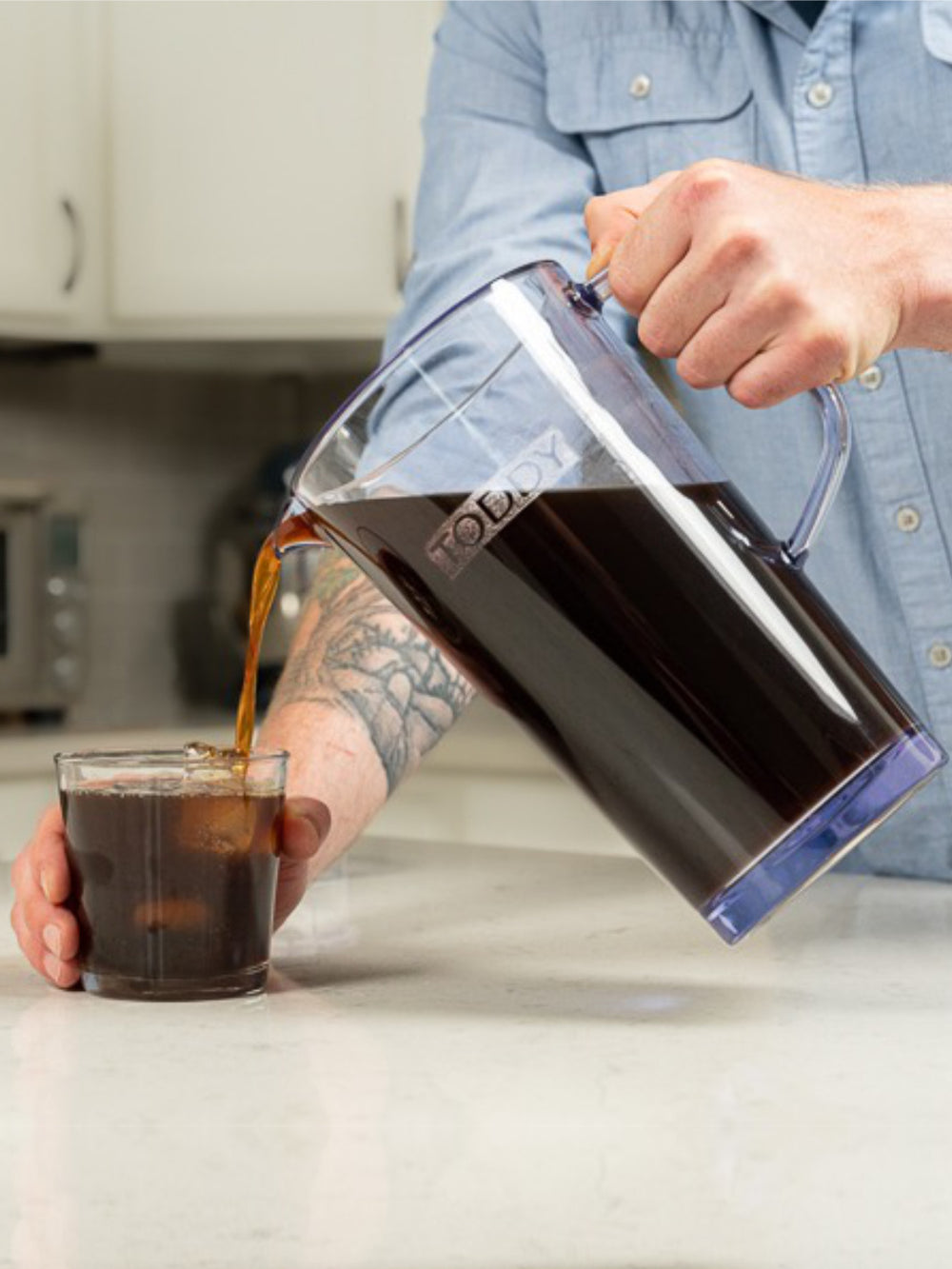 Photo of TODDY Clear Pitcher (1900ml/64.25oz) ( ) [ Toddy ] [ Decanters ]