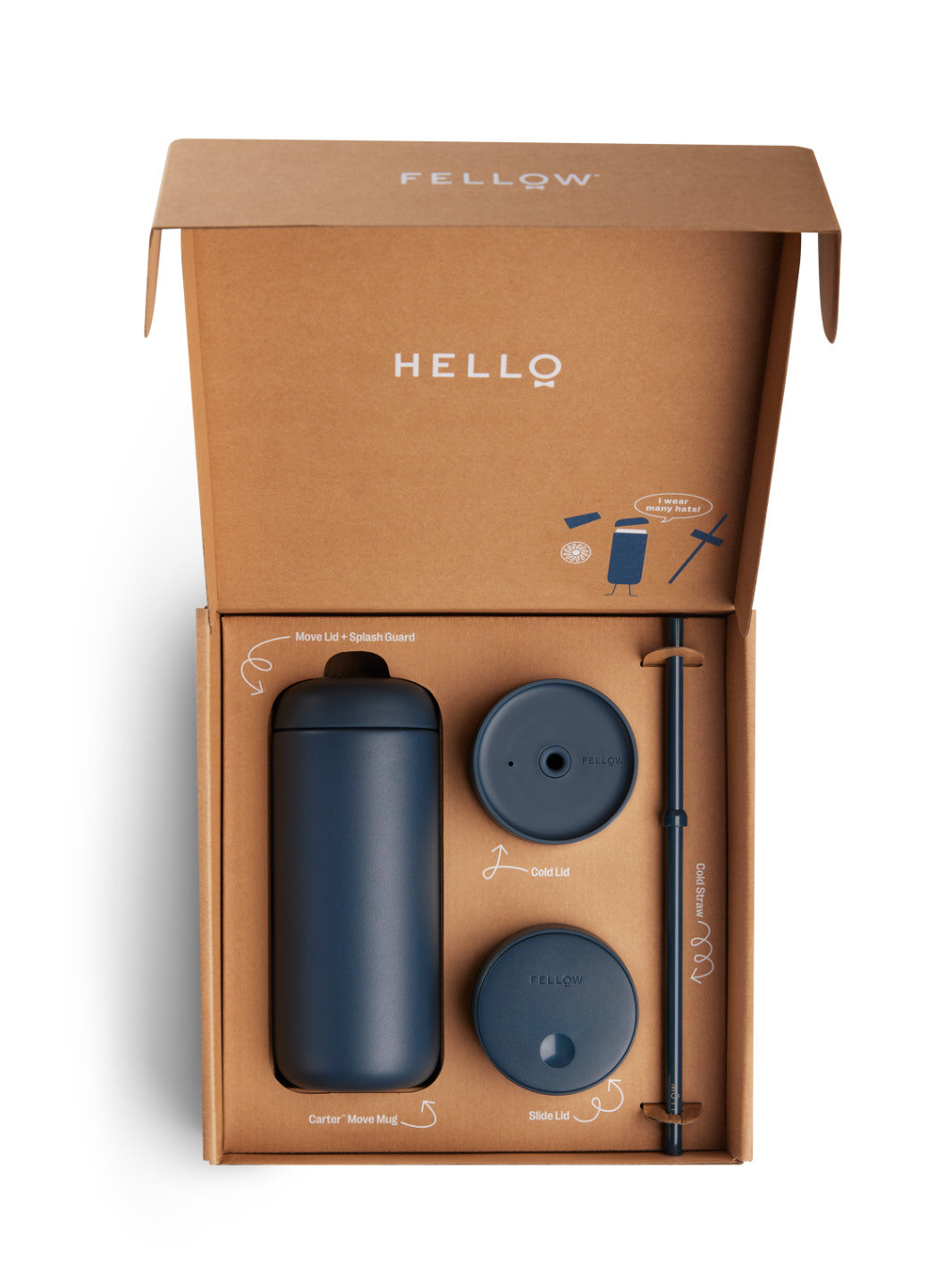 FELLOW Carter 3-in-1 Sip System (16oz/474ml)