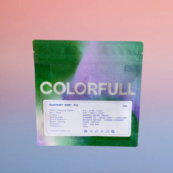 Photo of Colorfull - Blueberry Bomb! Pie ( ) [ Colorfull Coffee ] [ Coffee ]