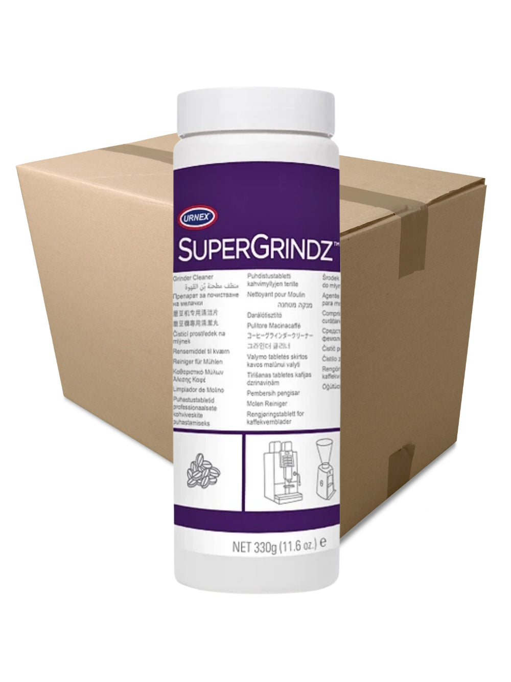 Photo of URNEX SuperGrindz Superautomatic Grinder Cleaner (330g/11.6oz) ( 12 Units (1 Case) ) [ Urnex ] [ Cleaners ]