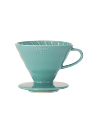 Photo of HARIO V60-02 Dripper (Ceramic) (Turquoise) (Damaged Box) ( Default Title ) [ Yard Sale ] [ Yard Sale ]
