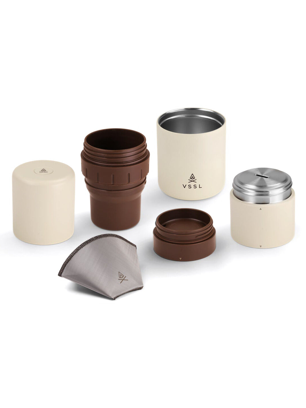 VSSL Nest Pourover Coffee Kit (Cream) (Minor Aesthetic Defect)