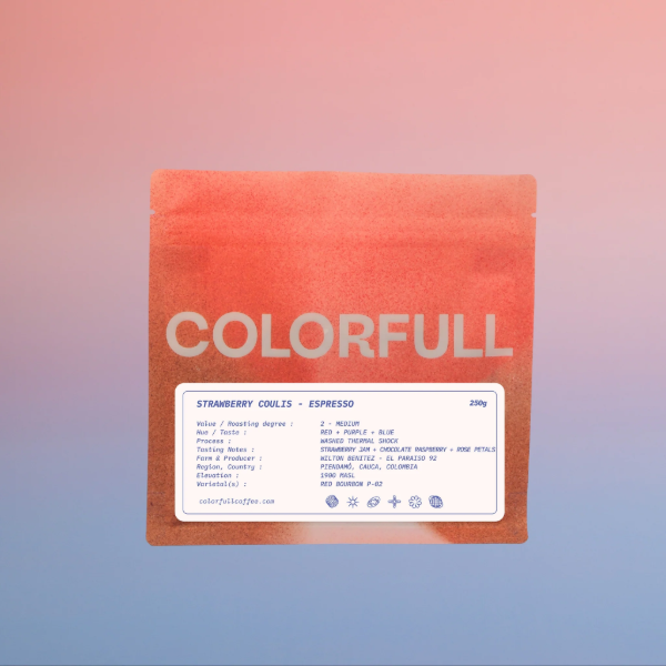 Colorfull - Strawberry Coulis Espresso