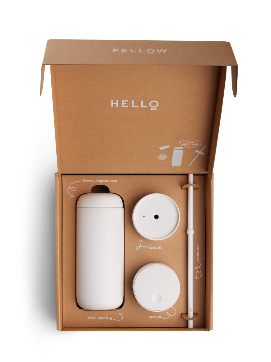 FELLOW Carter 3-in-1 Sip System (16oz/474ml)