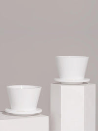 Photo of TIMEMORE Crystal Eye B75 Dripper (Ceramic) (White) ( ) [ Timemore ] [ Pourover Brewers ]