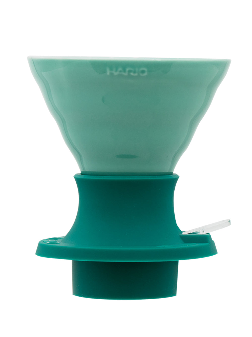 Photo of HARIO V60-02 SWITCH Immersion Dripper (200ml/6.76oz) (Ceramic) ( Tropical Turquoise ) [ HARIO ] [ Steep and Release Brewers ]