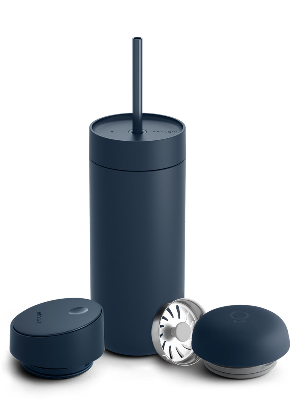 Photo of FELLOW Carter 3-in-1 Sip System (16oz/474ml) ( Stone Blue ) [ Fellow ] [ Reusable Cups ]