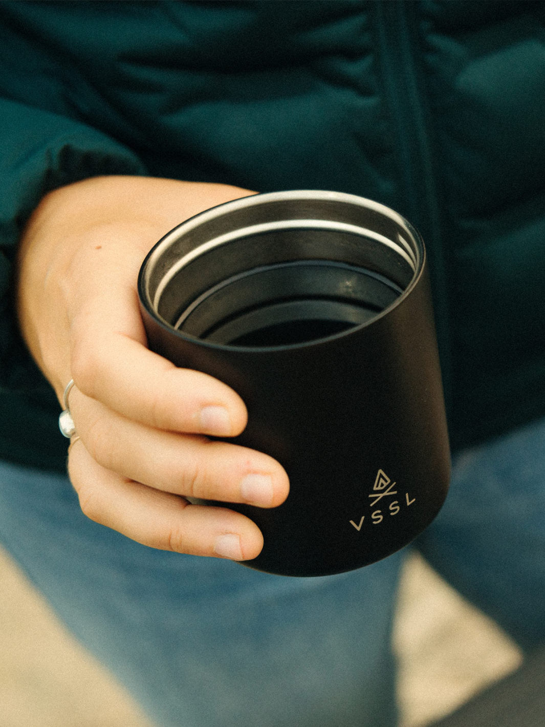 VSSL Nest Mug (295ml/10oz) (Black) (Damaged Box)