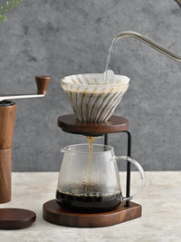 Photo of HARIO Drip Stand Set (Walnut) ( ) [ HARIO ] [ Other ]