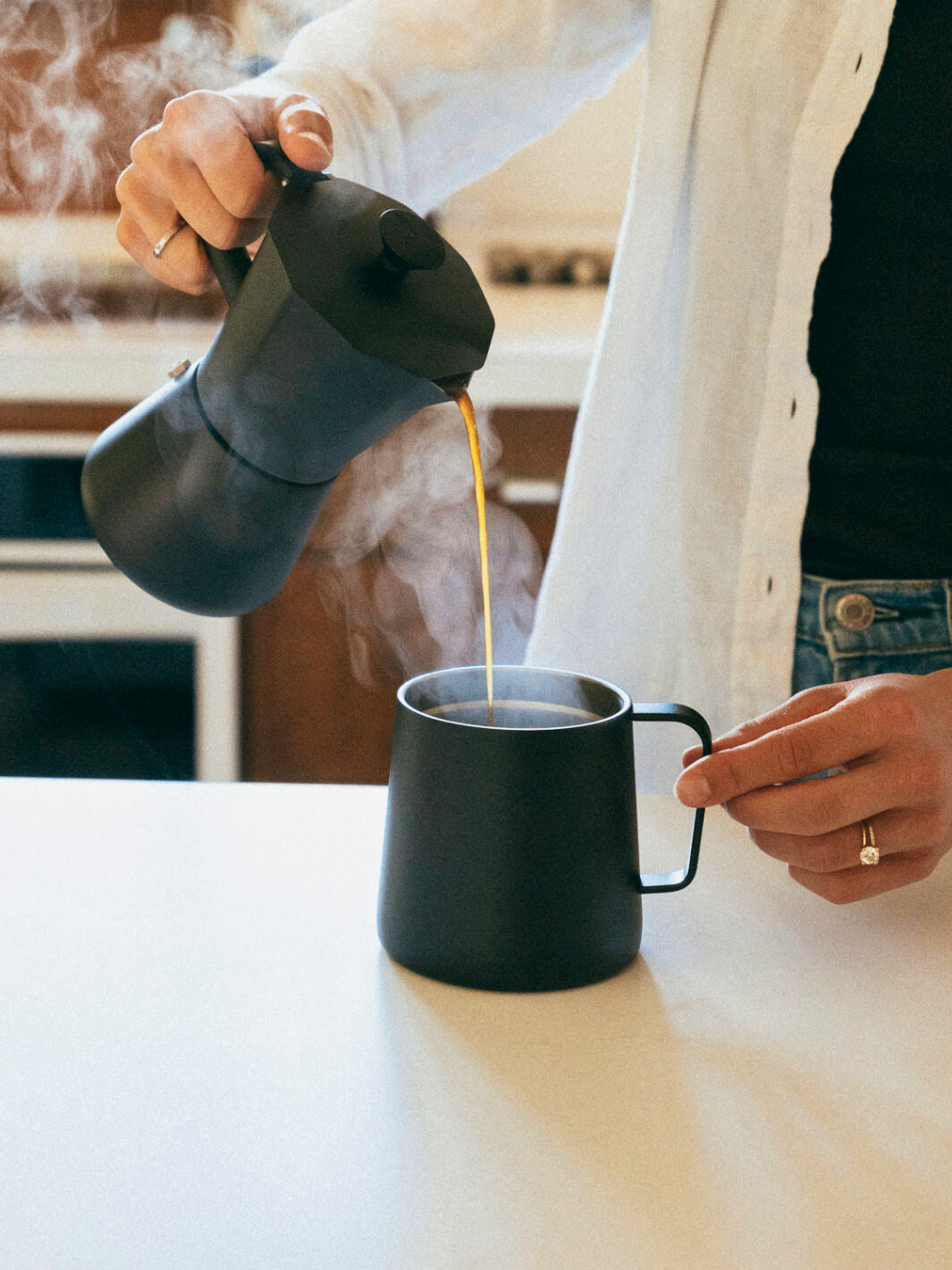 MiiR Grounded Camp Cup (355ml/12oz) (Black) (Damaged Box)