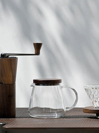 Photo of HARIO Coffee Server Walnut (600ml/20.29oz) ( ) [ HARIO ] [ Decanters ]