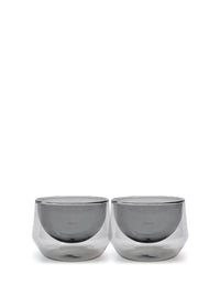 Photo of KRUVE IMAGINE Glasses (2-Pack) ( Latte (250ml 8.5oz) Smoke ) [ Kruve ] [ Coffee Glasses ]