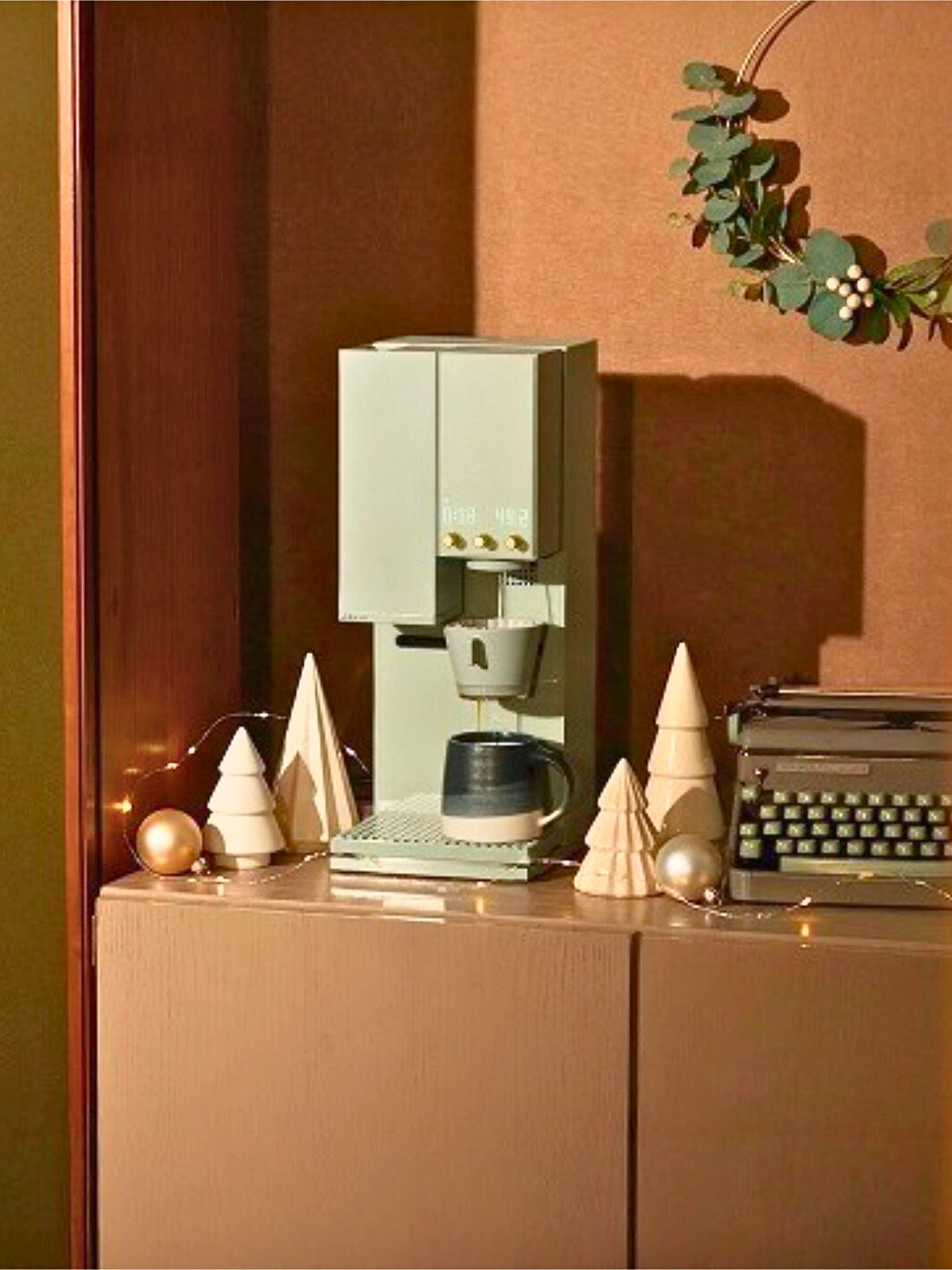 xBloom Studio Coffee Maker (120V) (Sage Green and Gold) (Damaged Box)