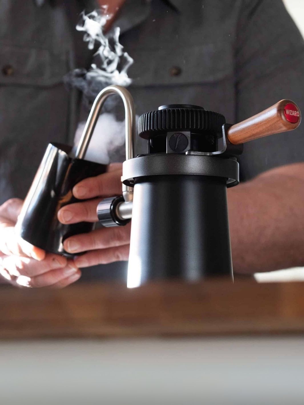 FLAIR Wizard Manual Stovetop Steamer