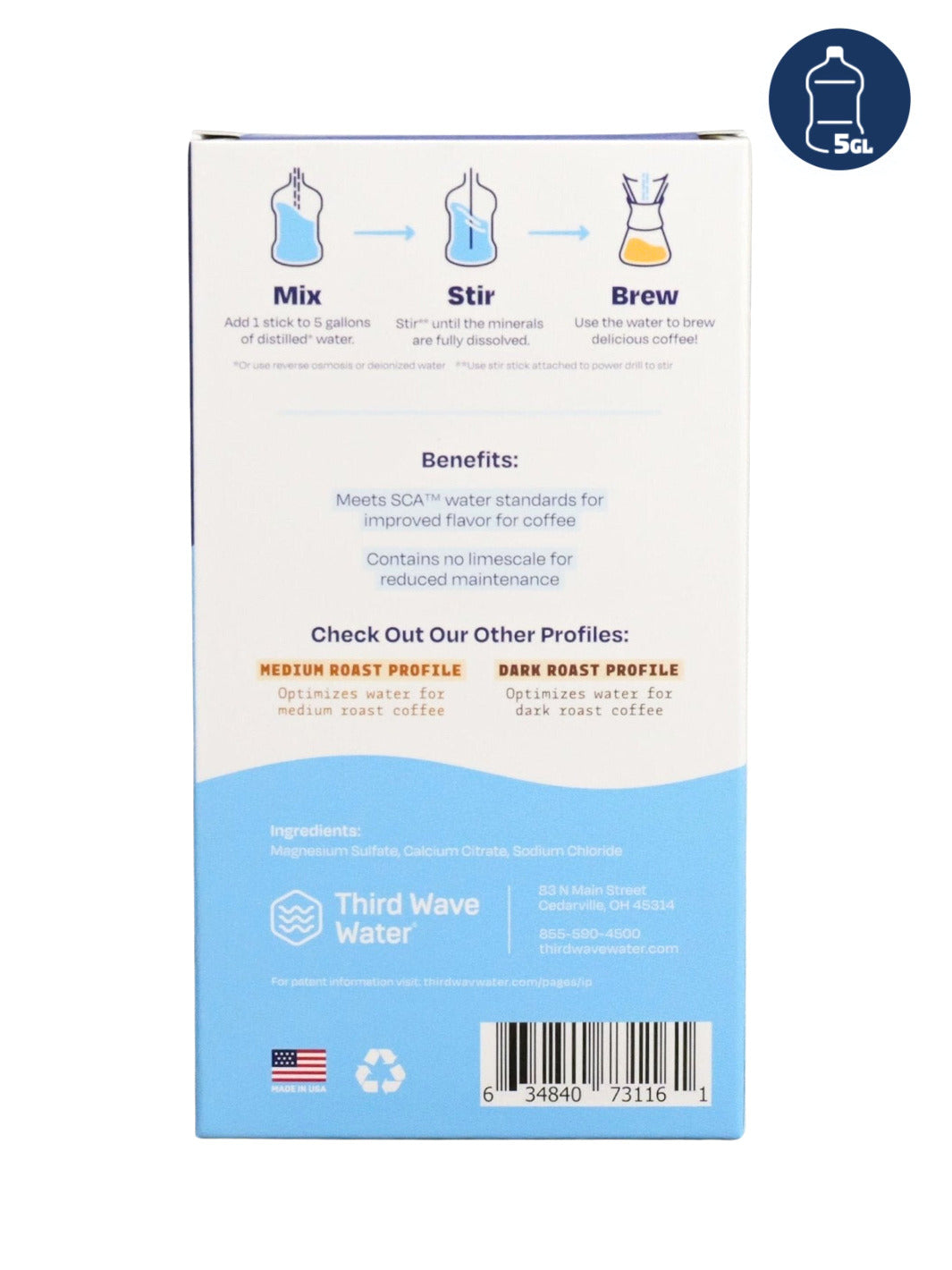 THIRD WAVE WATER Classic Light Roast Profile Sachets