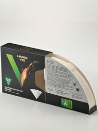 Photo of HARIO METEOR V60-02 Abaca Speed Filters (50-Pack) ( ) [ HARIO ] [ Paper Filters ]