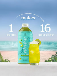 Photo of SmartFruit Restore Refresher (1419.53ml/48oz) (Kiwi, Lemongrass, Mint) ( ) [ SmartFruit ] [ Drink Concentrate ]