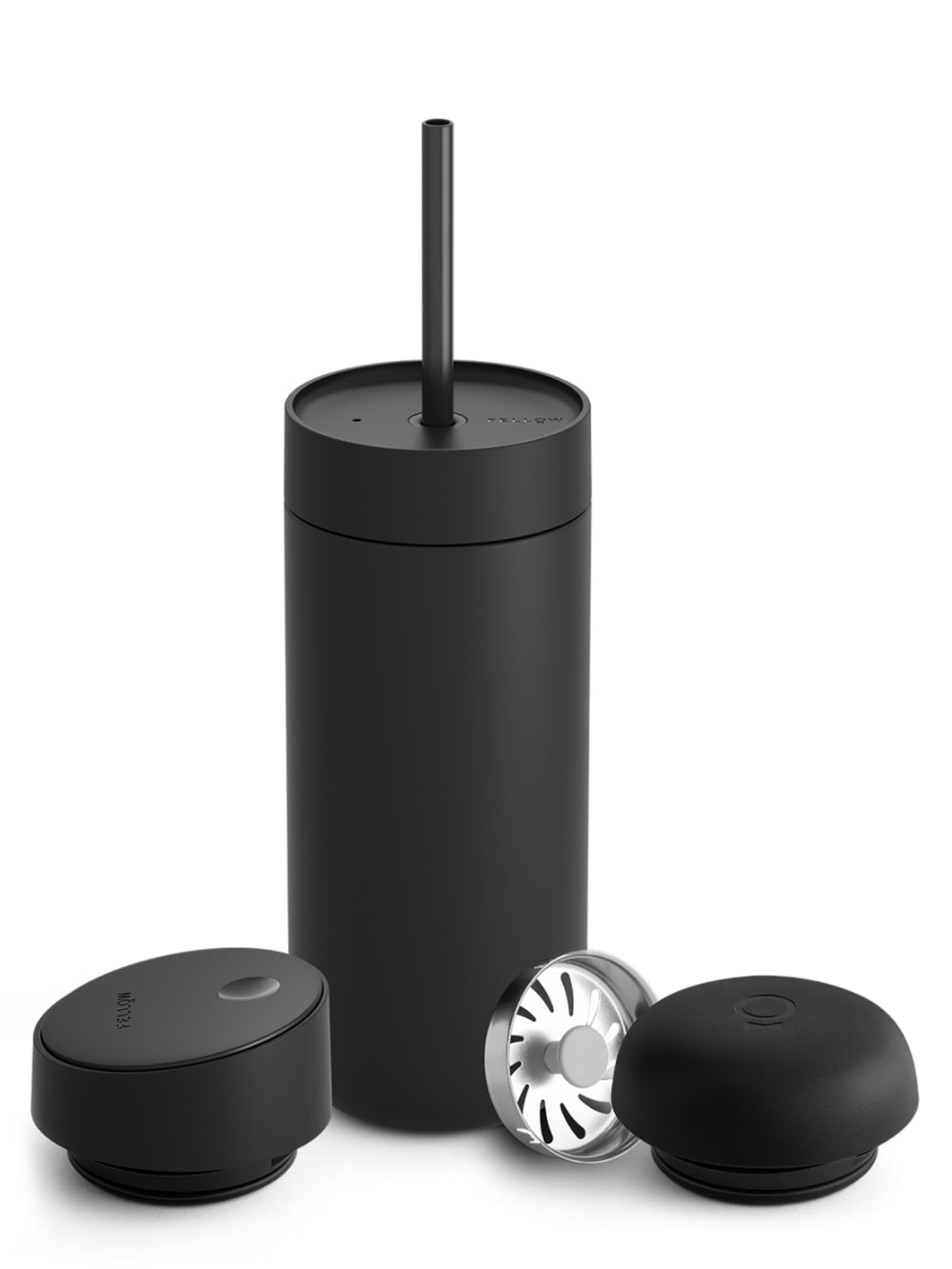 Photo of FELLOW Carter 3-in-1 Sip System (16oz/474ml) ( Matte Black ) [ Fellow ] [ Reusable Cups ]