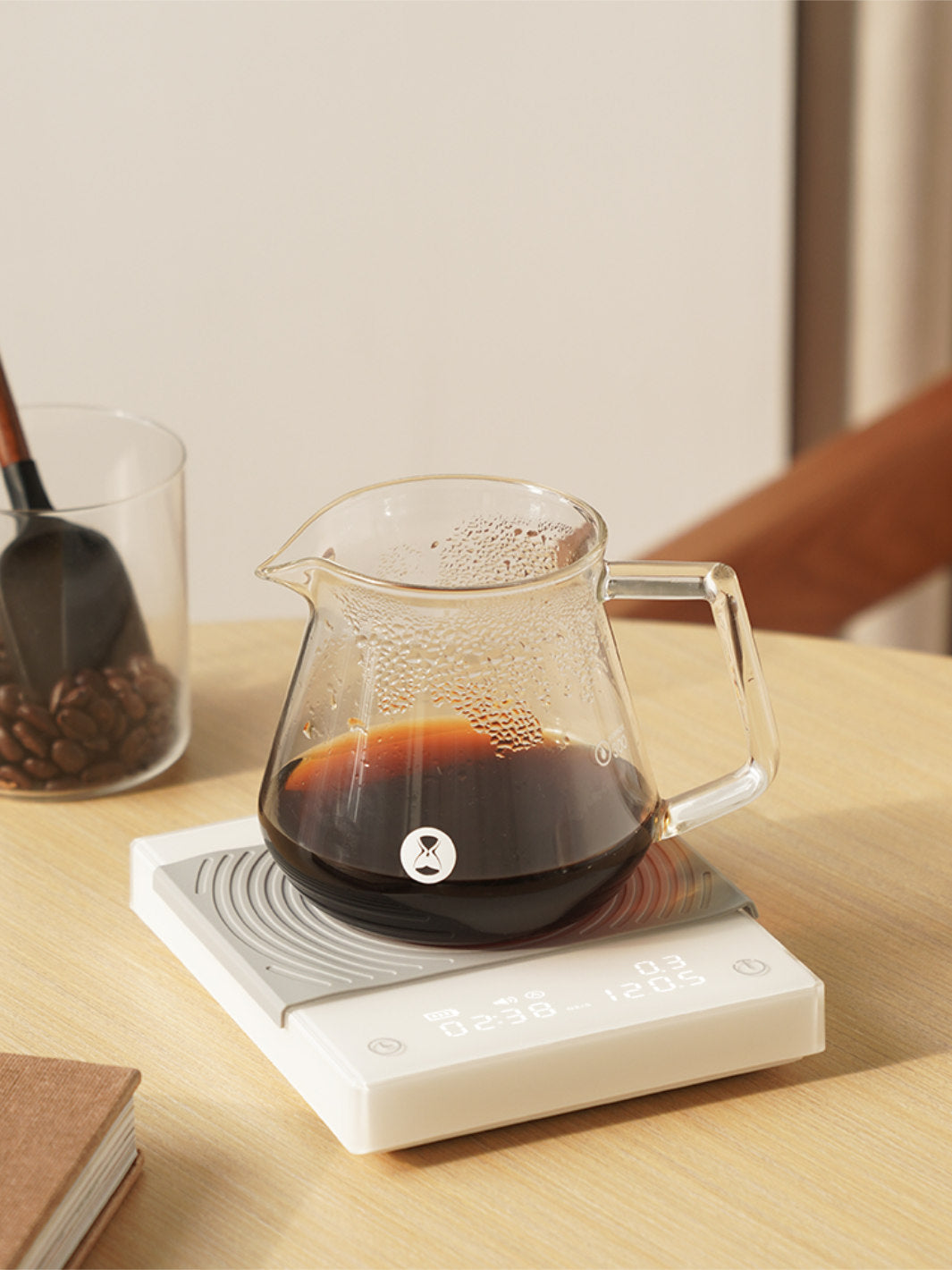 TIMEMORE Black Mirror BASIC 2 Coffee Scale (White) (Lightly Used)